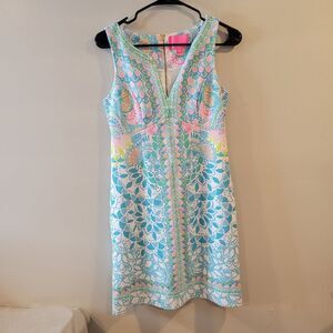 Lilly Pulitzer Colorful Sleeveless Dress Size 0